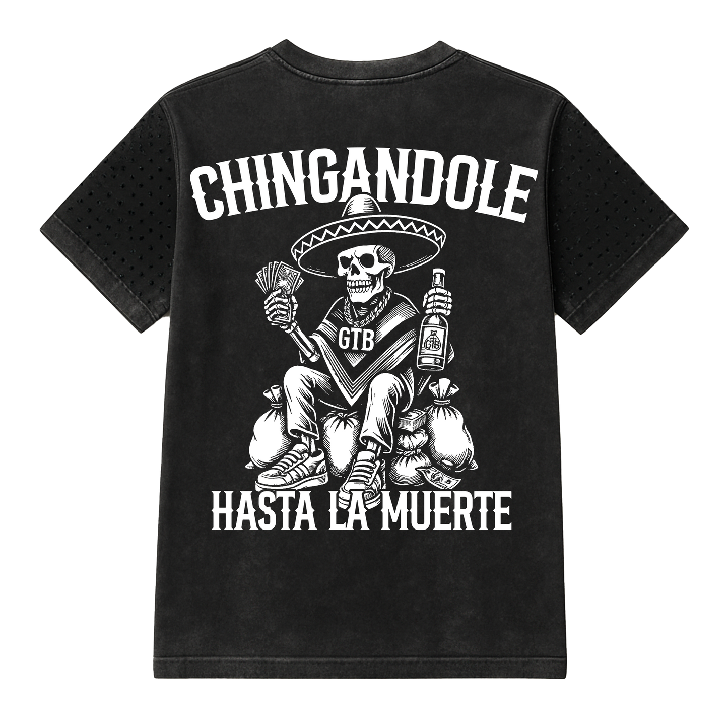 CHINGANDOLE DIAMOND TEE (MINERAL BLACK)