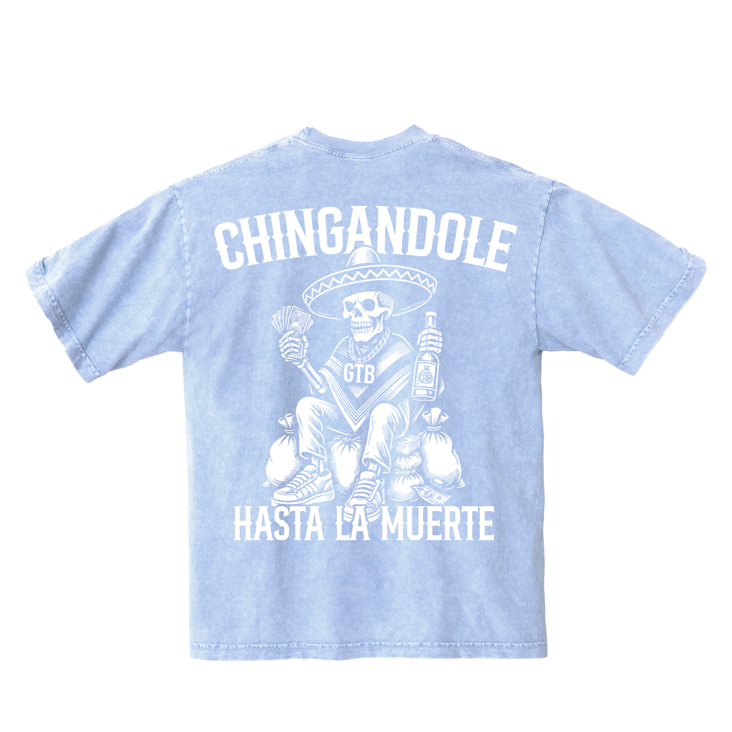 CHINGANDOLE TEE (MINERAL ICE BLUE)