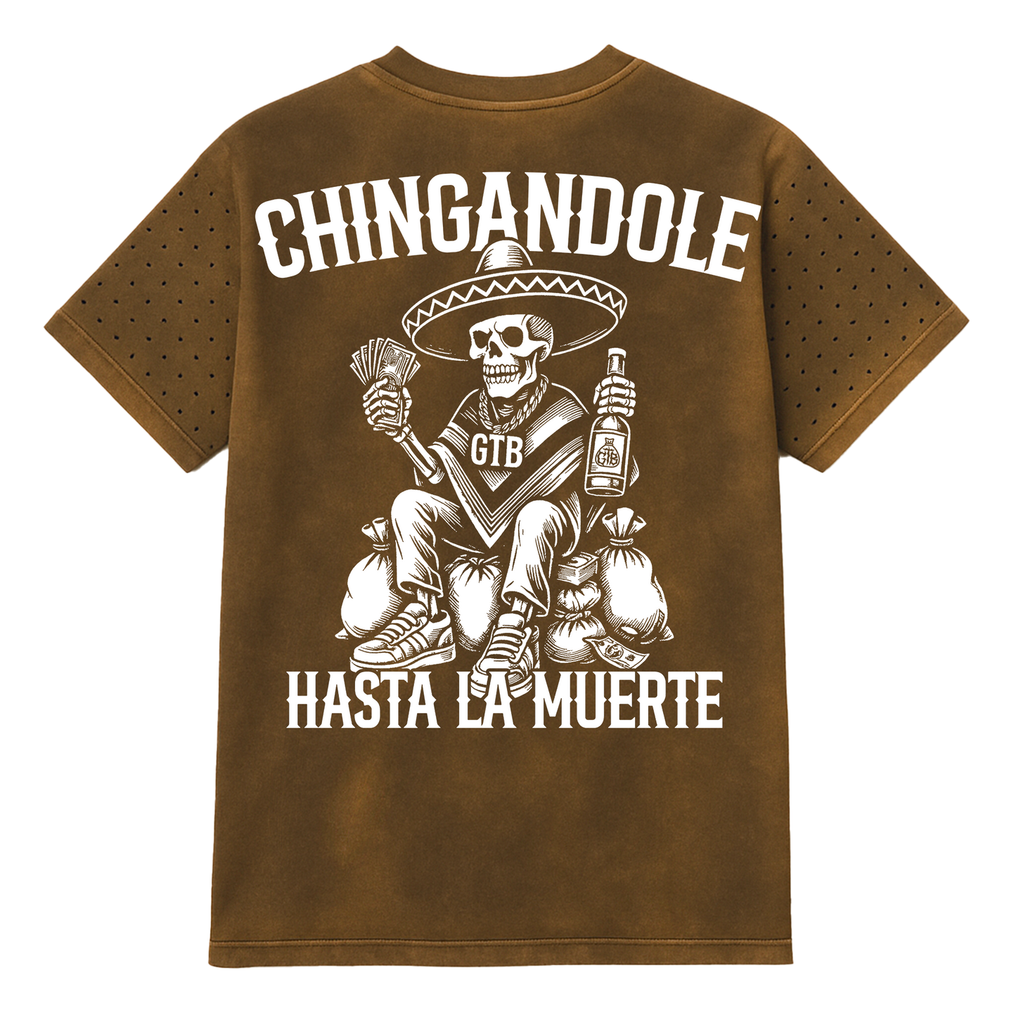 CHINGANDOLE DIAMOND TEE (MINERAL BROWN)