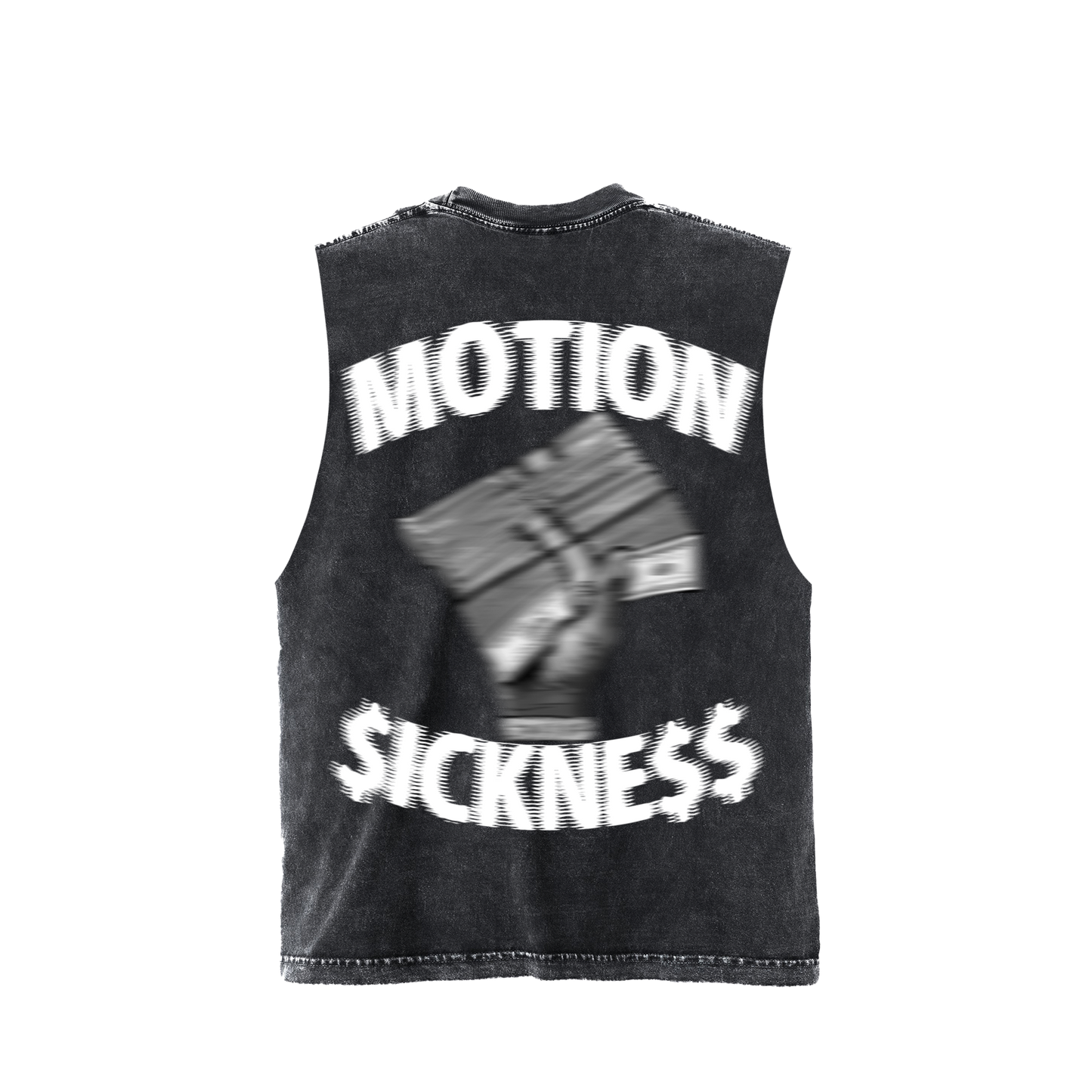MOTION $ICKNE$$ CUT TEE (MINERAL BLACK)