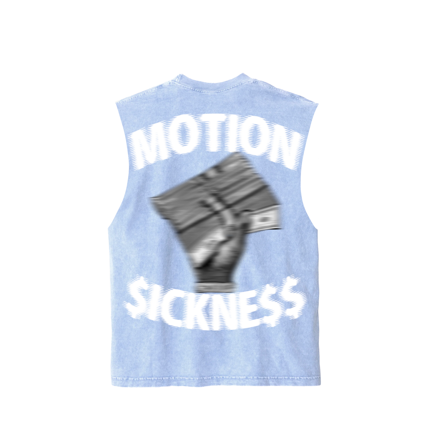 MOTION $ICKNE$$ CUT TEE (MINERAL ICE BLUE)