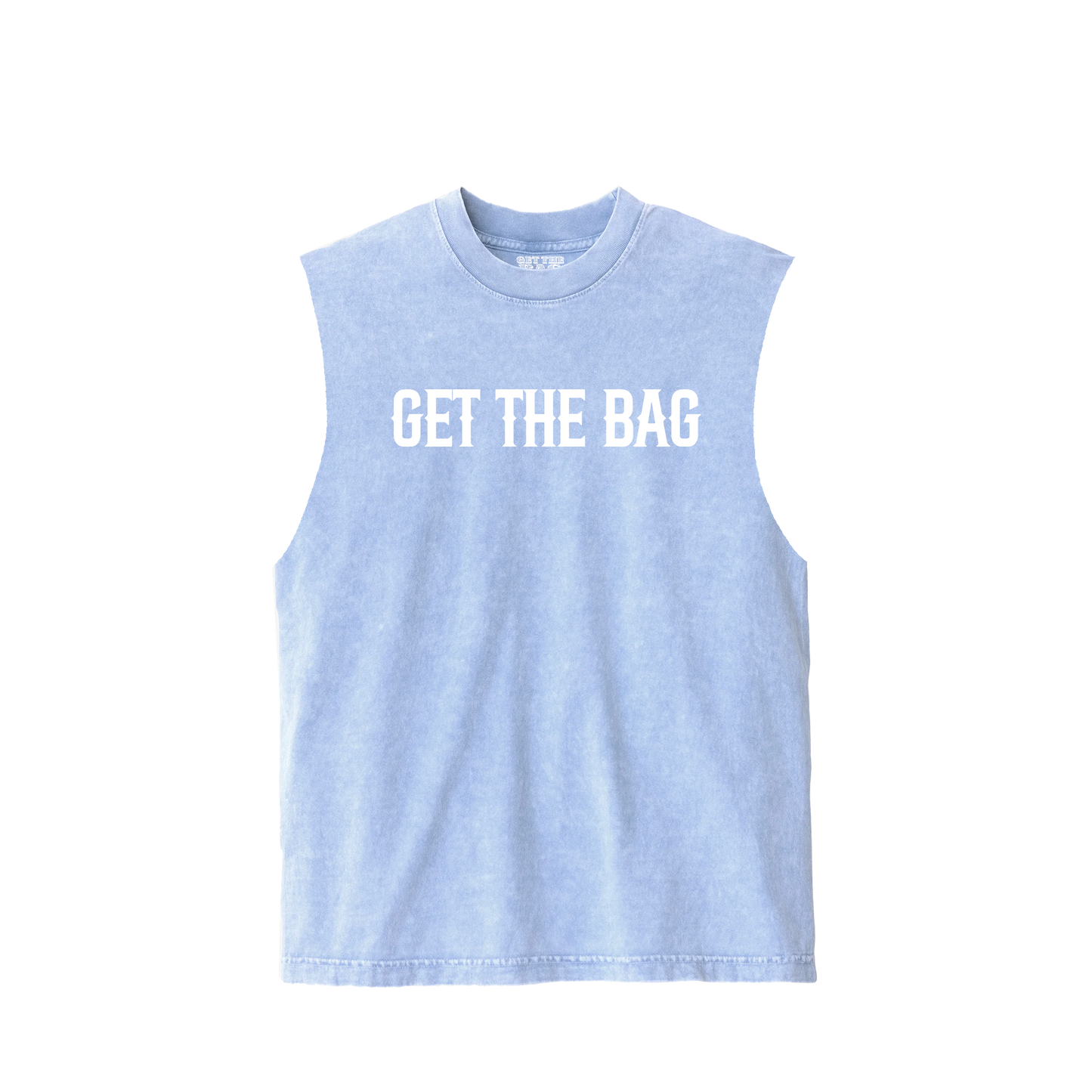 CHINGANDOLE CUT TEE (MINERAL ICE BLUE)