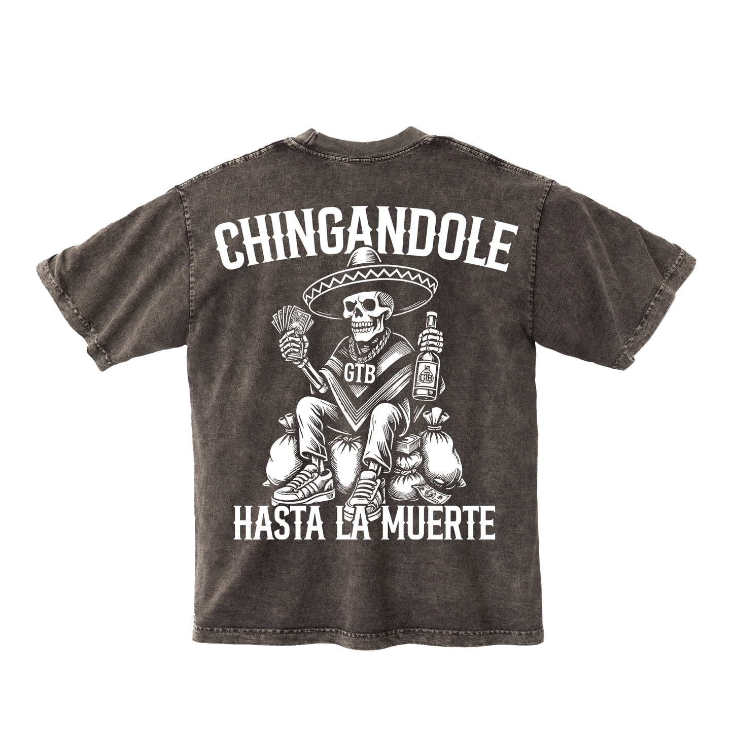 CHINGANDOLE TEE (MINERAL BROWN)