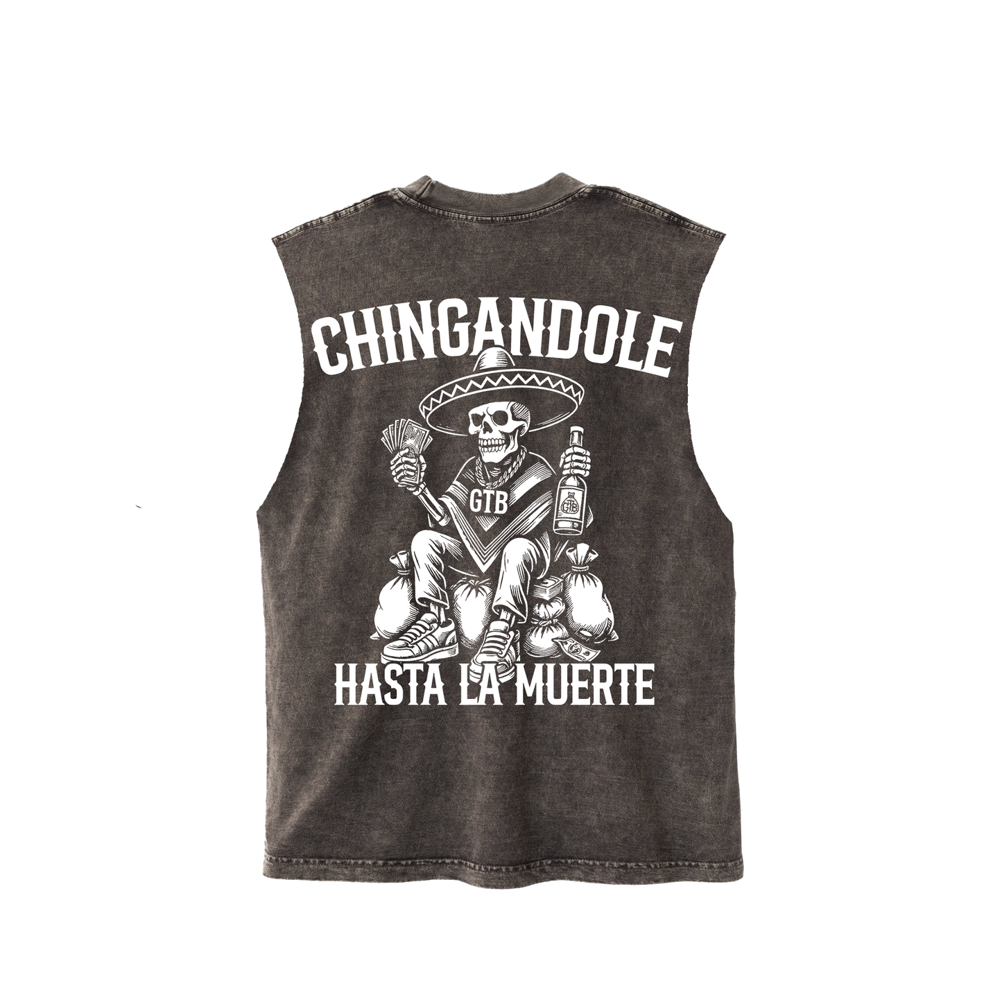 CHINGANDOLE CUT TEE (MINERAL BROWN)