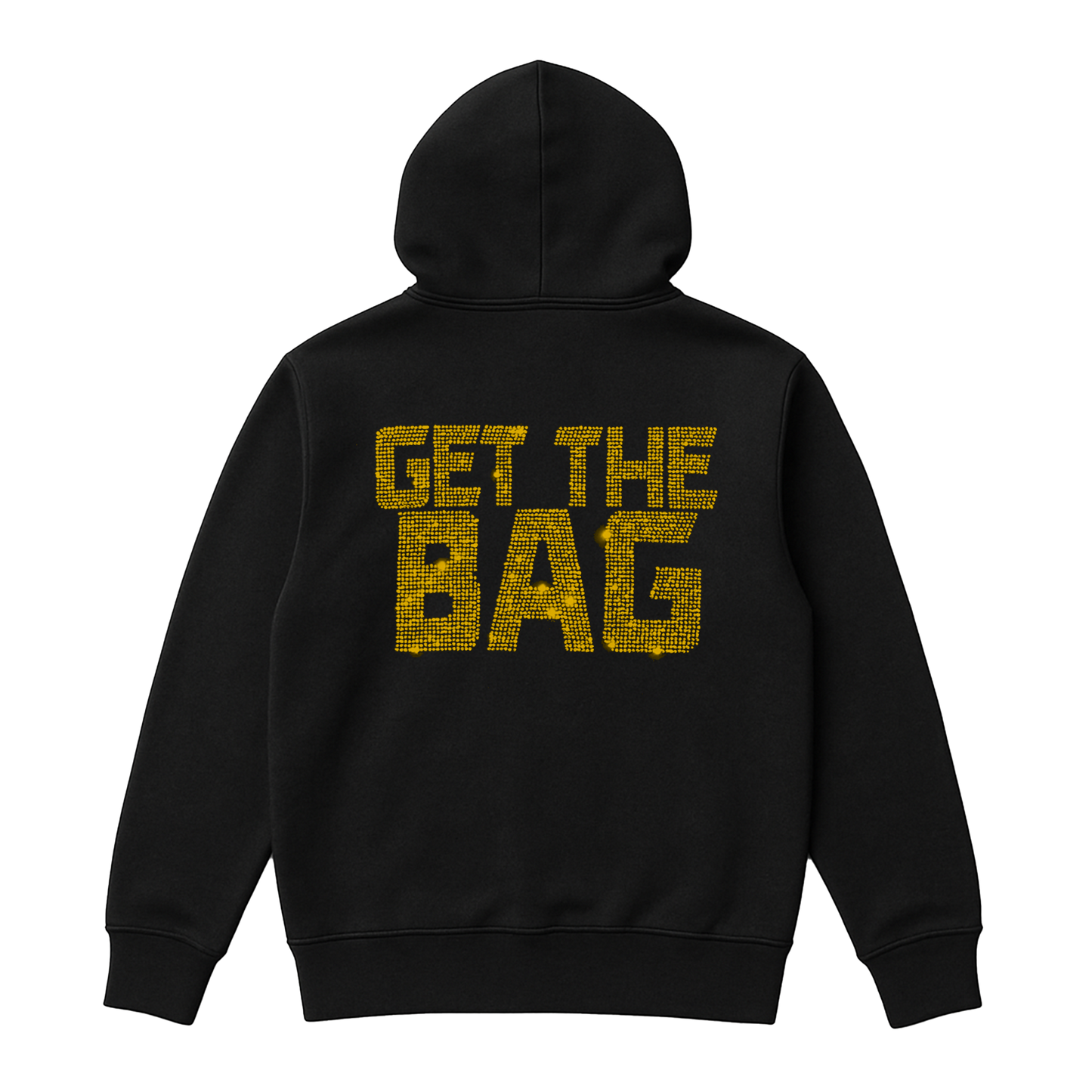 GTB RHINESTONE HOODIE (GOLD)