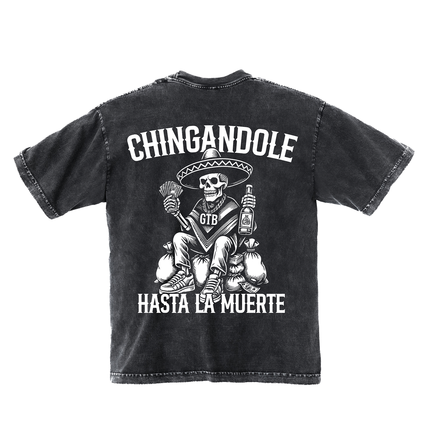 CHINGANDOLE TEE (MINERAL BLACK)