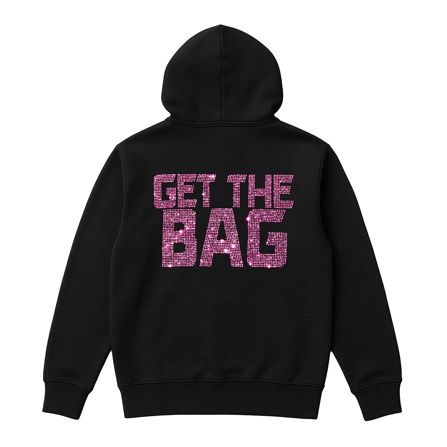 GTB RHINESTONE HOODIE (PINK)