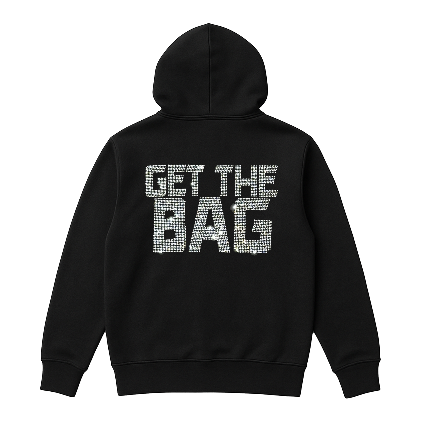 GTB RHINESTONE HOODIE (SILVER)