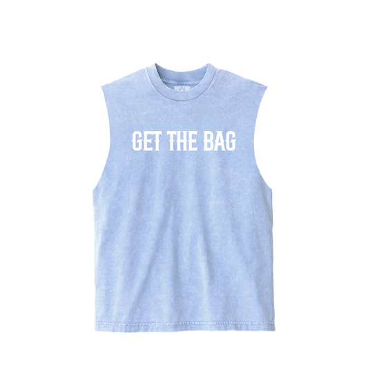 CHINGANDOLE CUT TEE (MINERAL ICE BLUE)