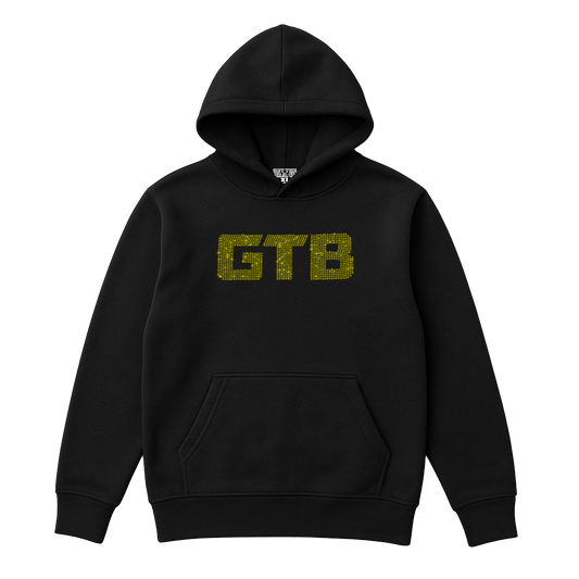 GTB RHINESTONE HOODIE (GOLD)