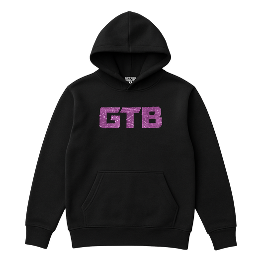 GTB RHINESTONE HOODIE (PINK)